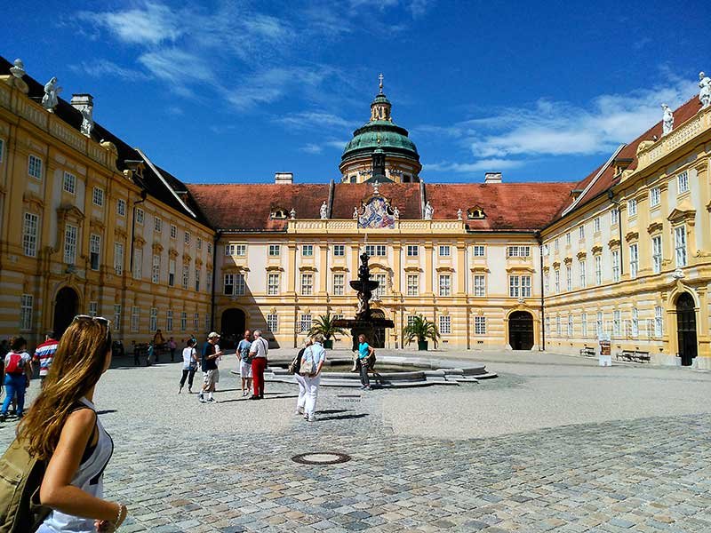 Abadia Melk patio